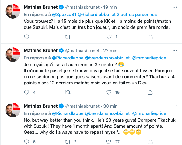 Mathias Brunet n'a pas accepté de se faire NIAISER devant tout le monde...