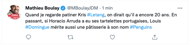 Kris Letang fait rêver les médias québécois...