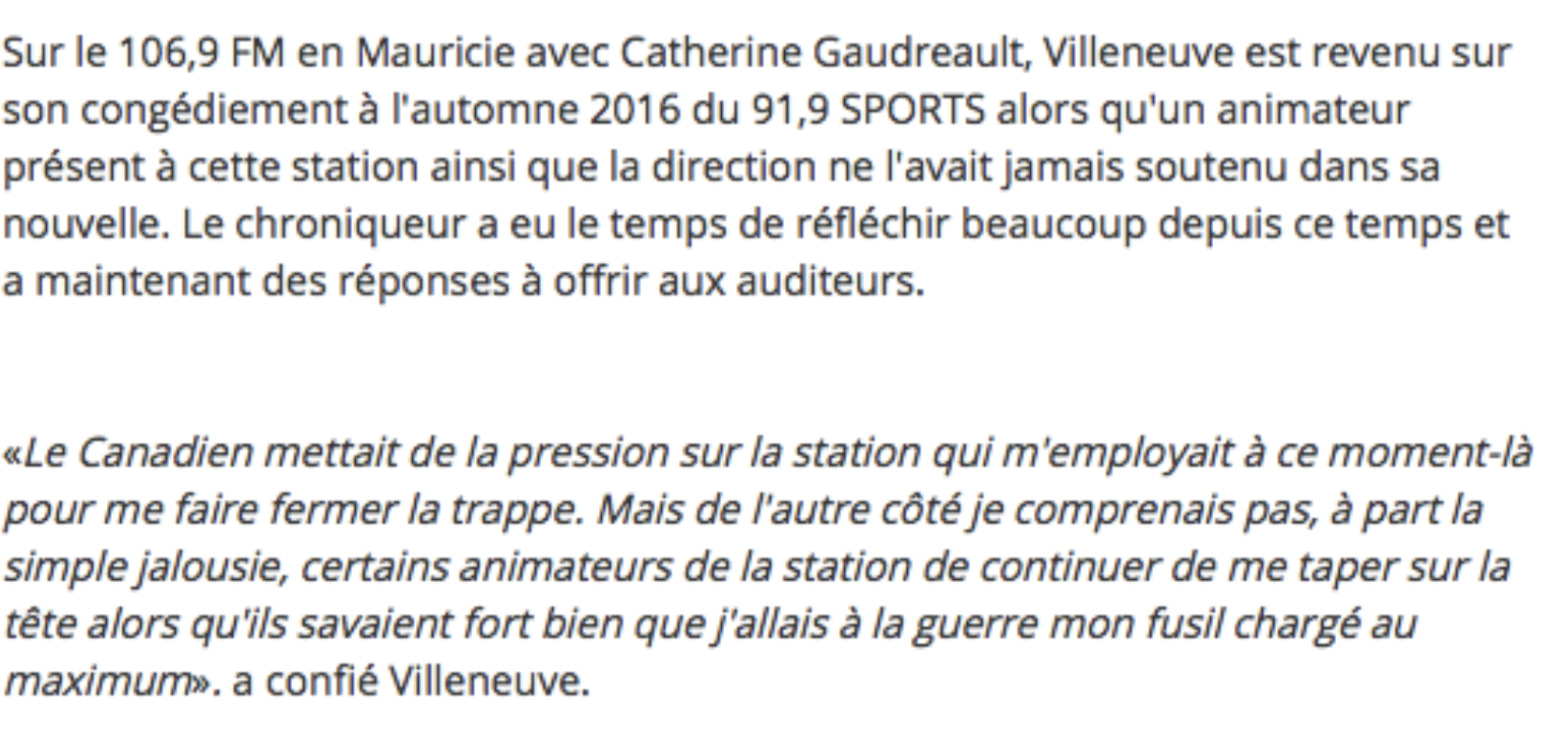 SCANDALE: Jean-Charles Lajoie et Michel Therrien ont MANIGANCÉ le CONGÉDIEMENT de Michel Villeneuve!!