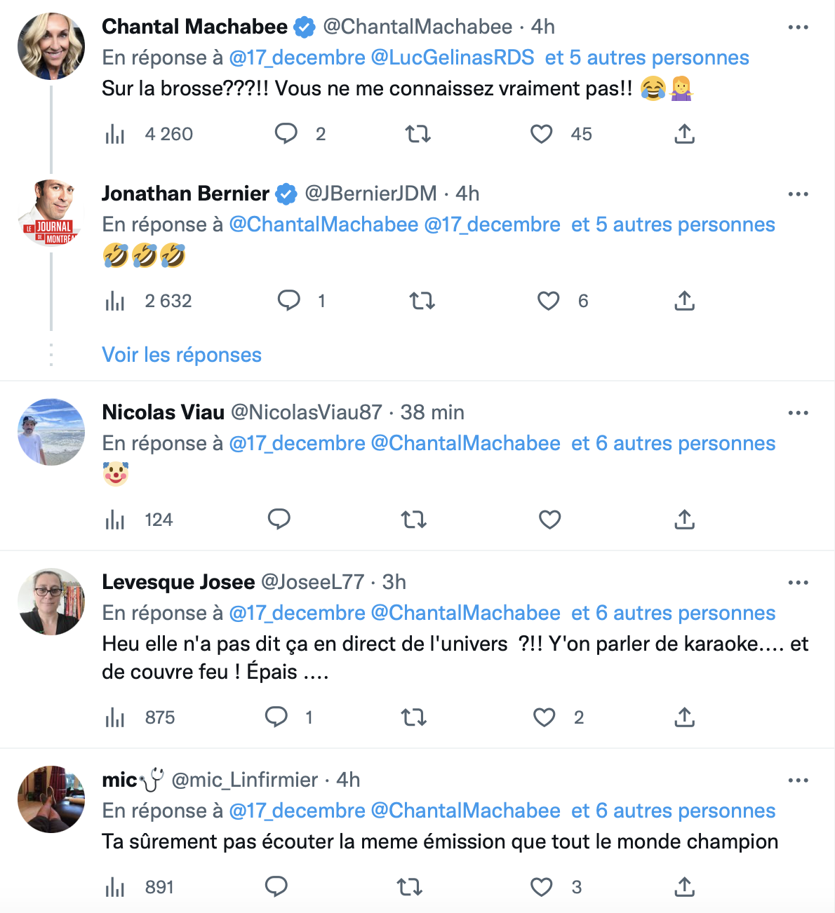 Chantal Machabée ACCUSÉE d'être sur la BROSSE...l'internaute se fait RAMASSER!!!