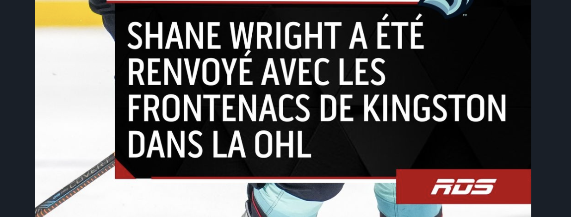 Shane Wright sera ÉCHANGÉ!!!!!!