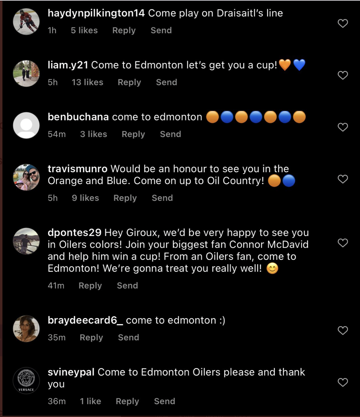 Hockey30 La PAGE INSTAGRAM de Claude Giroux prise d'ASSAUT!!!