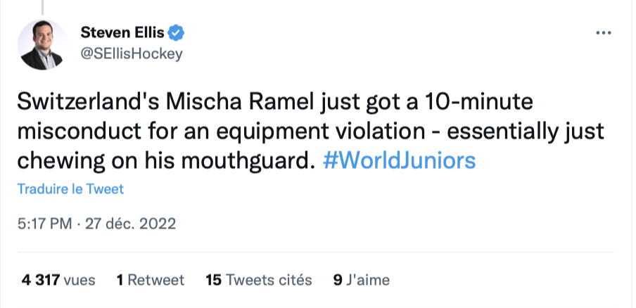 Hockey30 DU JAMAISVU !!! La pire punition de l'histoire du HOCKEY