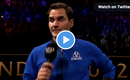 VIDEO: Roger Federer fond en LARMES