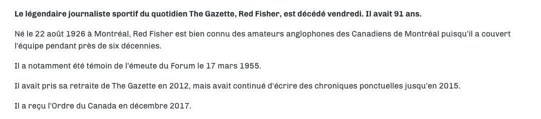 Hockey30  Le PLUS GRAND JOURNALISTE de tous les temps au Québec...en